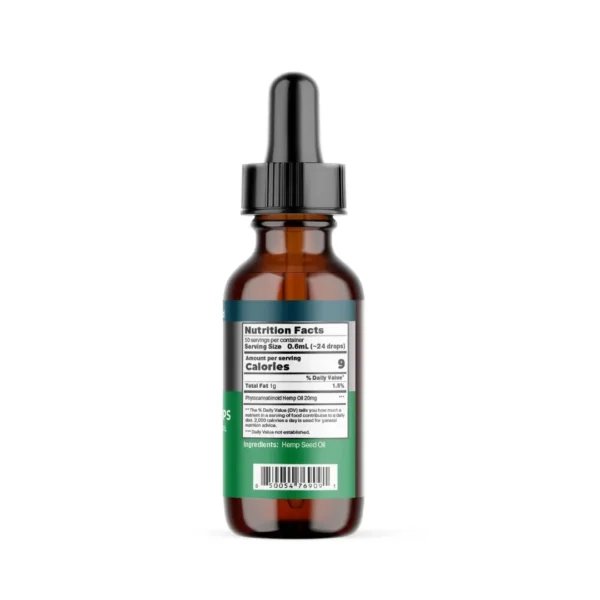HONA CBD 1000mg 99 Isolate Spectrum Oil Back