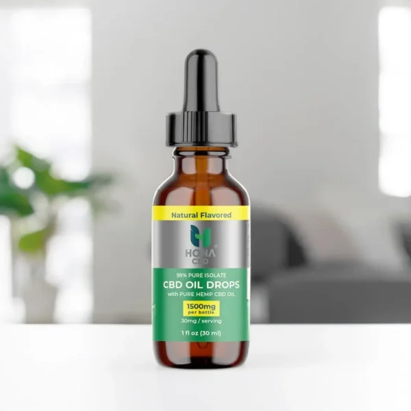 HONA CBD 1500mg 99 Isolate Spectrum Oil Background Image
